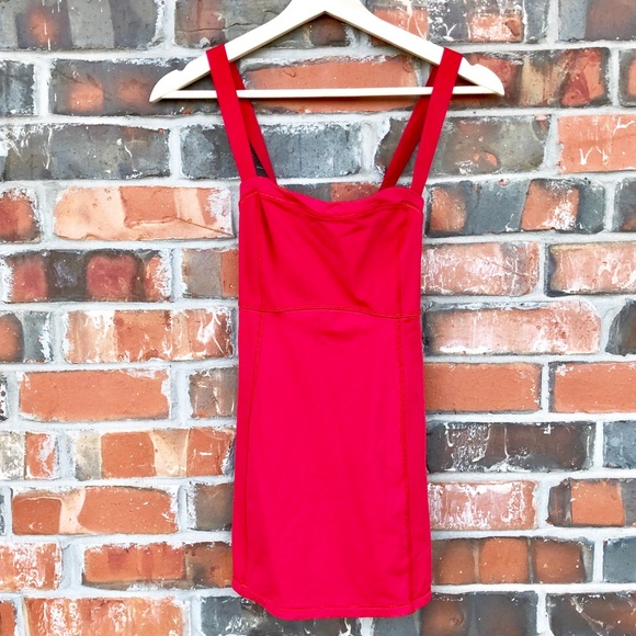 LULULEMON Run Catch Me Tank Top 8 Red Yoga Gym - Picture 5 of 8